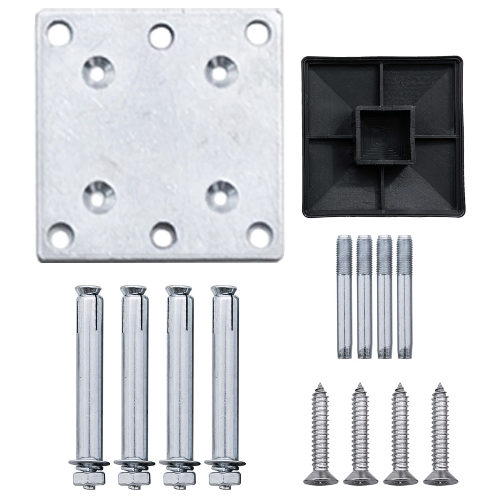 Schutting 175x186 cm HKC grijs Grijs