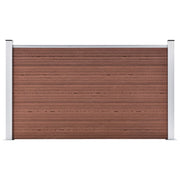 Schutting 180x105 cm composiet bruin