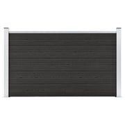 Schutting 180x105 cm HKC grijs hout-kunststofcomposiet