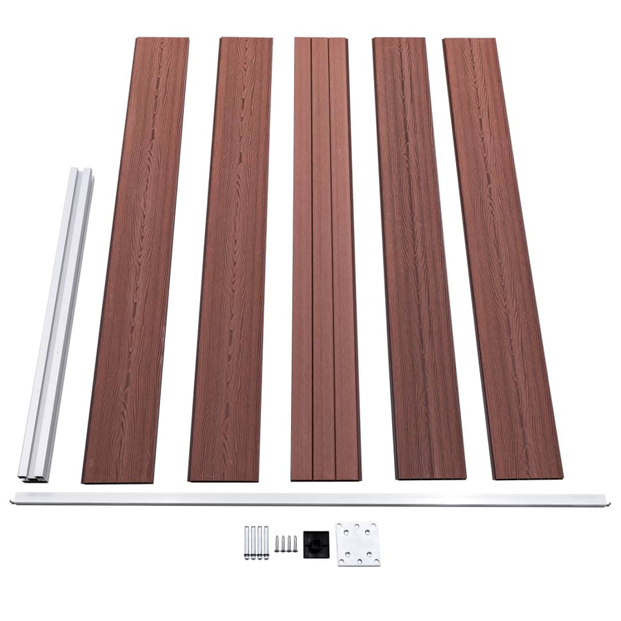 Schutting 175x105 cm HKC bruin Bruin