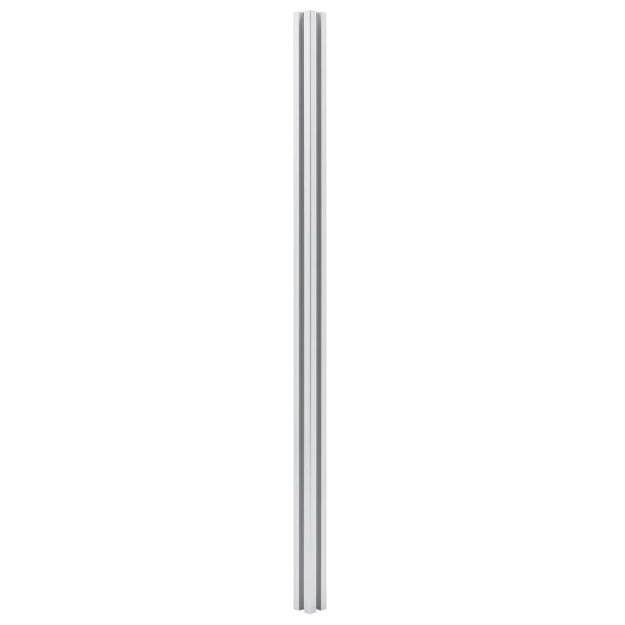 Schuttingpalen 185 Cm Aluminium 2 Zilver