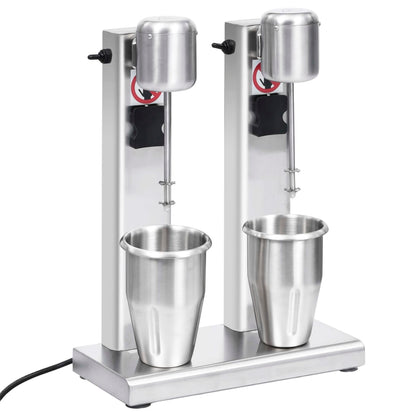 Milkshake Mixer Met Dubbele Bekers Roestvrij Staal 2 L 2 L (2 shakers)