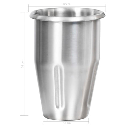 Milkshake Mixer Met Dubbele Bekers Roestvrij Staal 2 L 2 L (2 shakers)