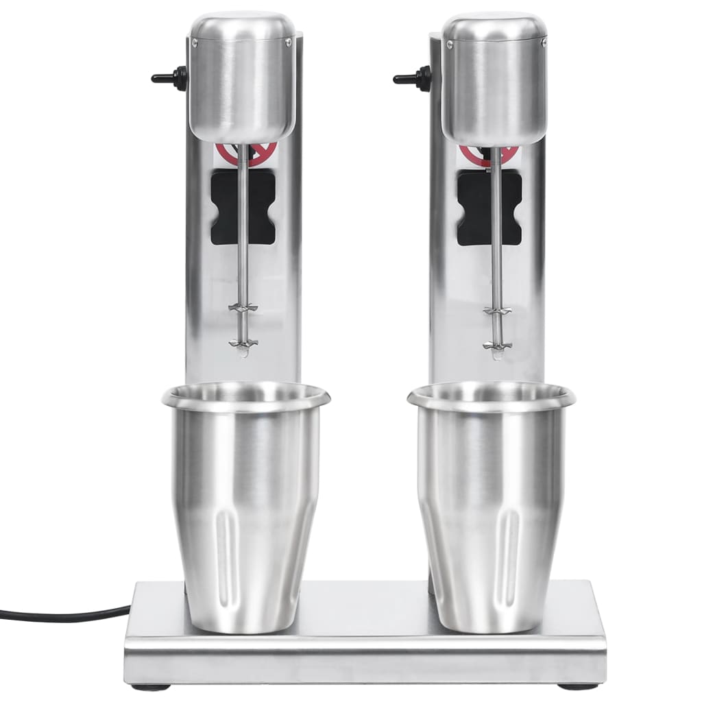 Milkshake Mixer Met Dubbele Bekers Roestvrij Staal 2 L 2 L (2 shakers)