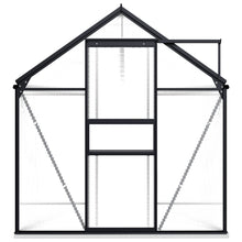 Tuinkas Met Basisframe 4,75 M² Aluminium Antracietkleurig 190 x 250 x 202 cm