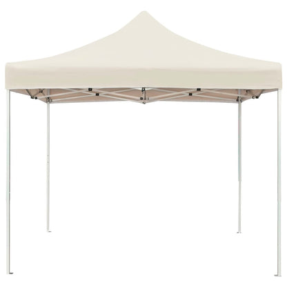 Partytent Professioneel Inklapbaar 2X2 M Aluminium Crème Zonder wanden