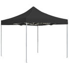 Partytent 2x2 m aluminium antraciet inklapbaar
