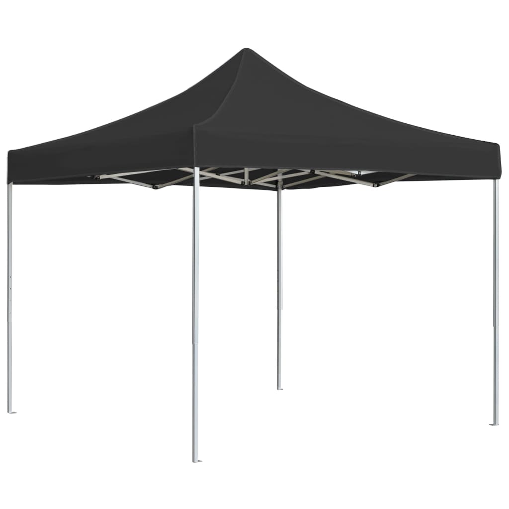 Partytent Professioneel Inklapbaar 2X2 M Aluminium Antraciet Zonder wanden