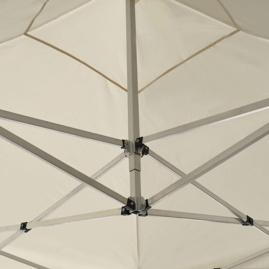Partytent Inklapbaar Met Wanden 2X2 M Aluminium Crème