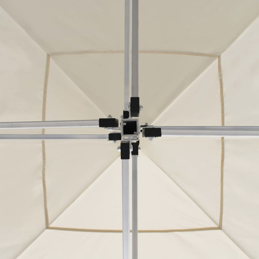 Partytent Inklapbaar Met Wanden 2X2 M Aluminium Crème