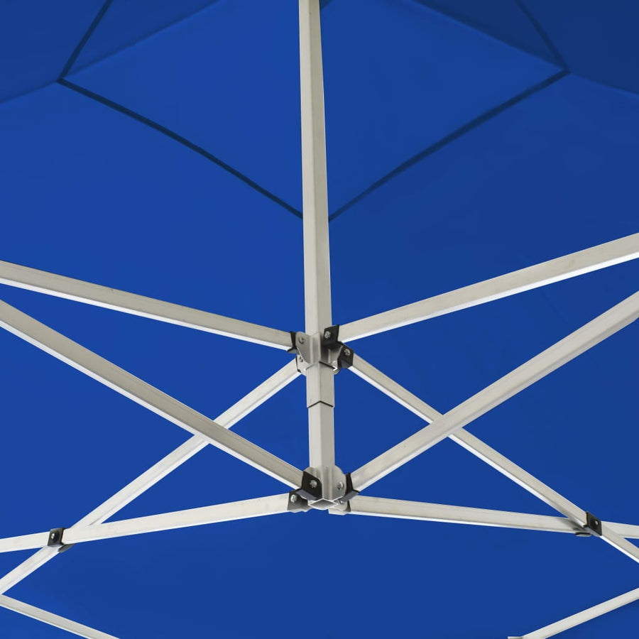 Partytent Inklapbaar Met Wanden 2X2 M Aluminium Blauw