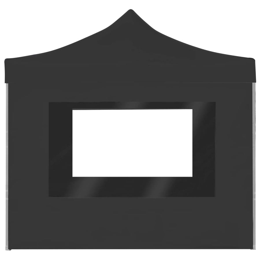 Partytent Inklapbaar Met Wanden 2X2 M Aluminium Antraciet