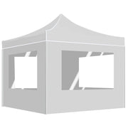 Partytent 2x2 m aluminium wit met wanden