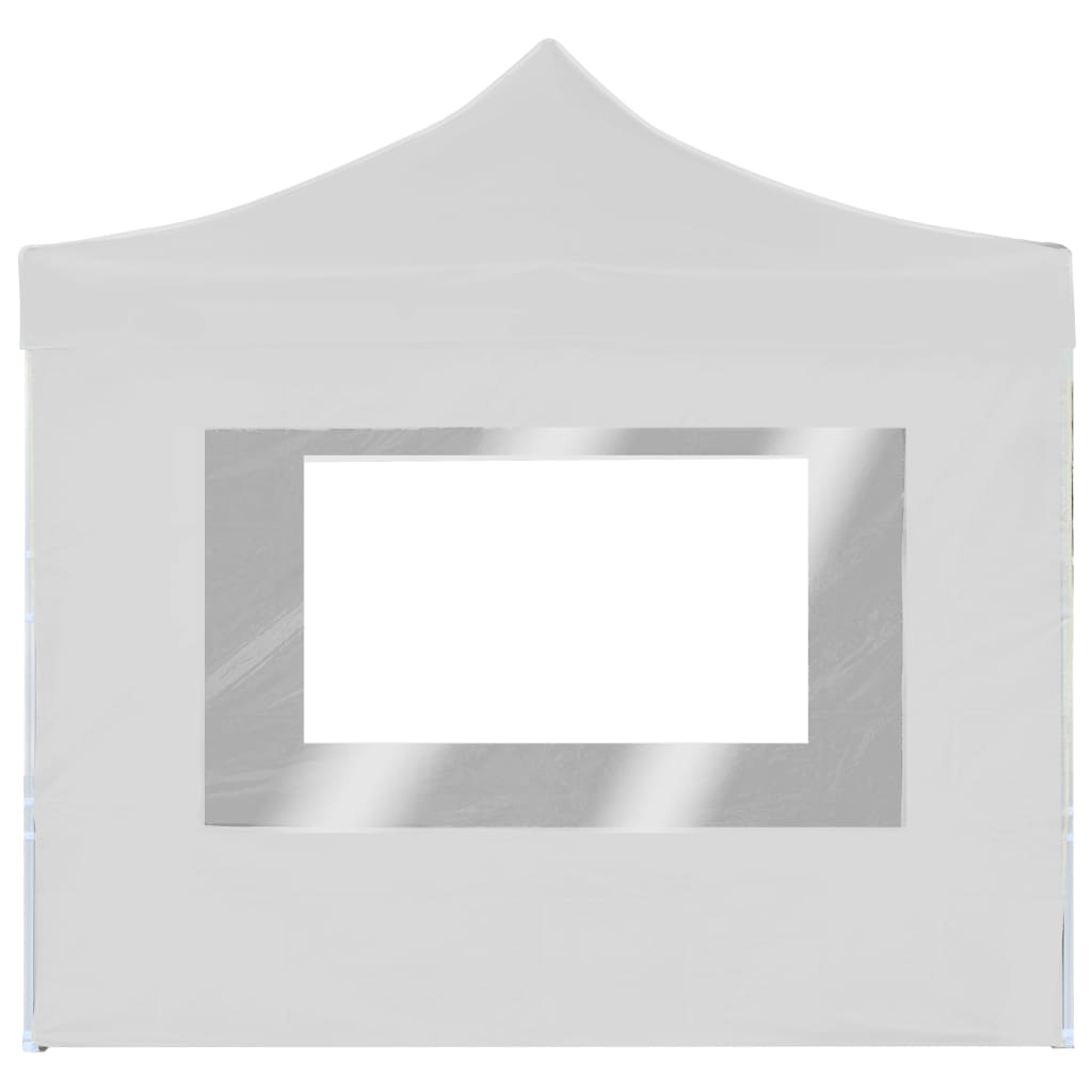 Partytent Inklapbaar Met Wanden 2X2 M Aluminium Wit