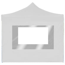 Partytent Inklapbaar Met Wanden 2X2 M Aluminium Wit