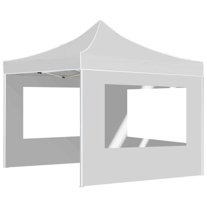 Partytent Inklapbaar Met Wanden 2X2 M Aluminium Wit