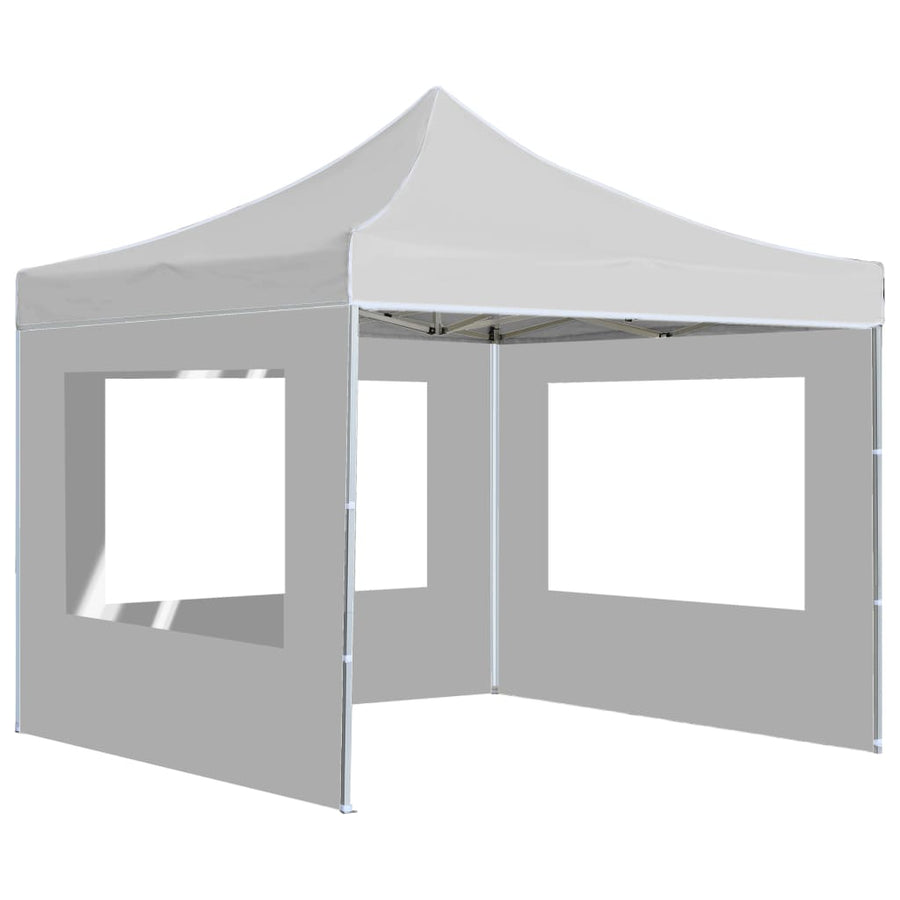 Partytent Inklapbaar Met Wanden 2X2 M Aluminium Wit