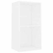 Boekenkast 40x30x76,5 cm bewerkt hout wit