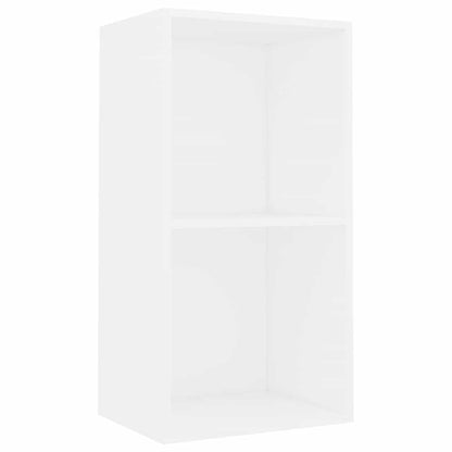 Boekenkast 40x30x76,5 cm bewerkt hout wit