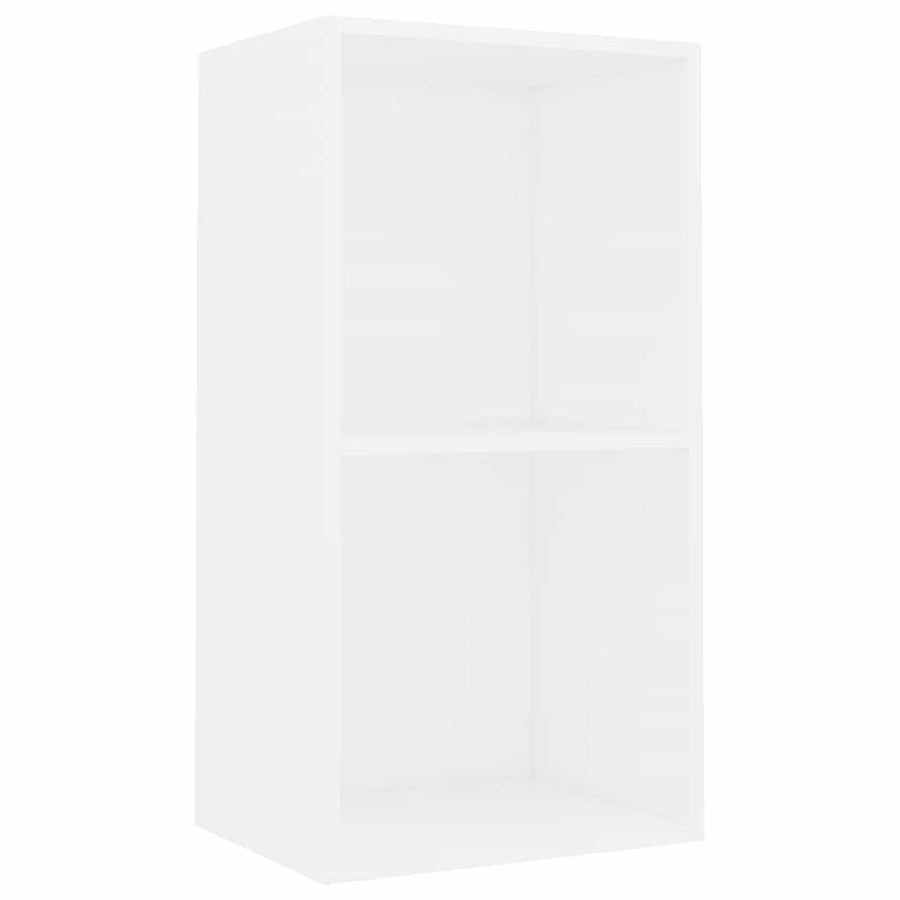 Boekenkast 40x30x76,5 cm bewerkt hout wit