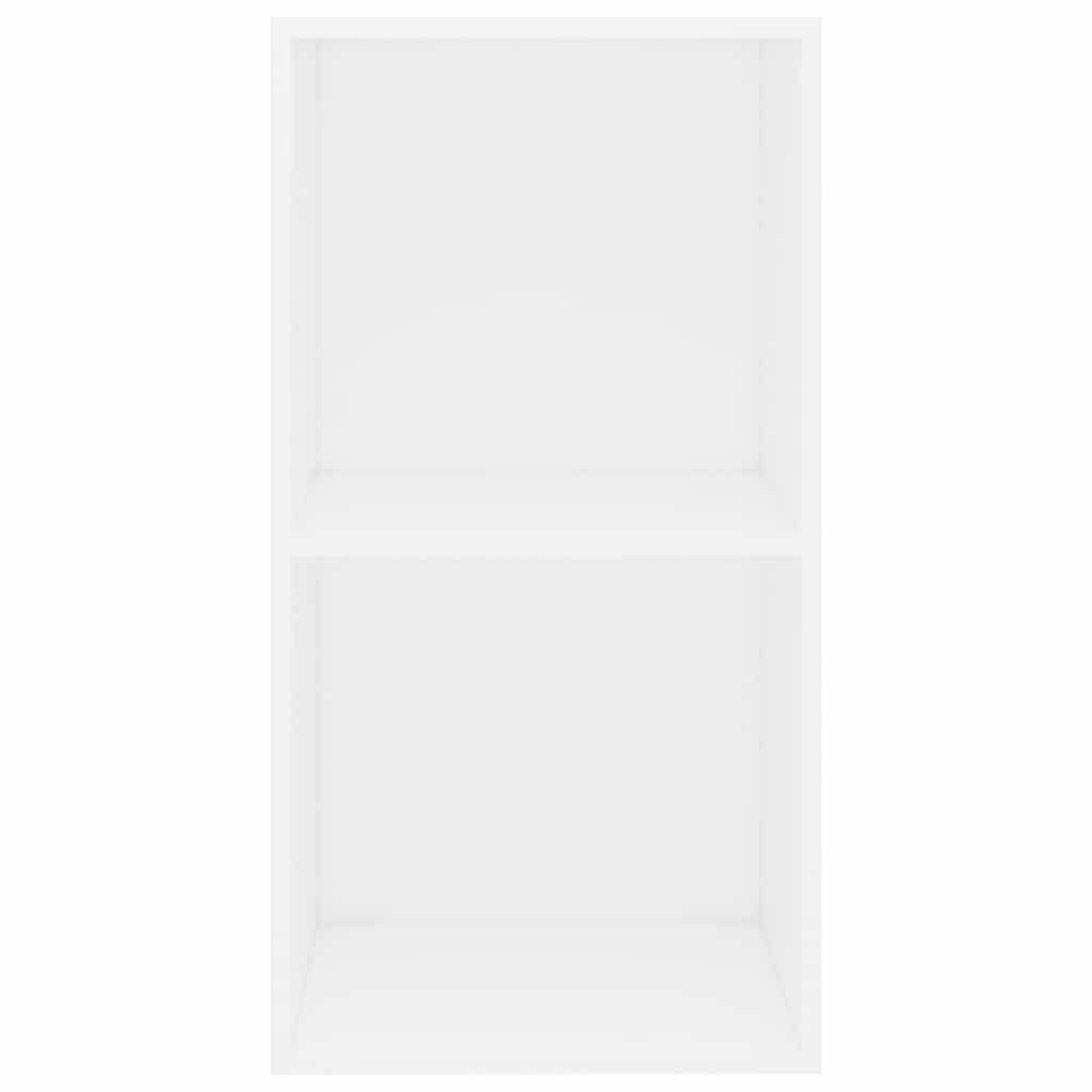 Boekenkast 40x30x76,5 cm bewerkt hout wit