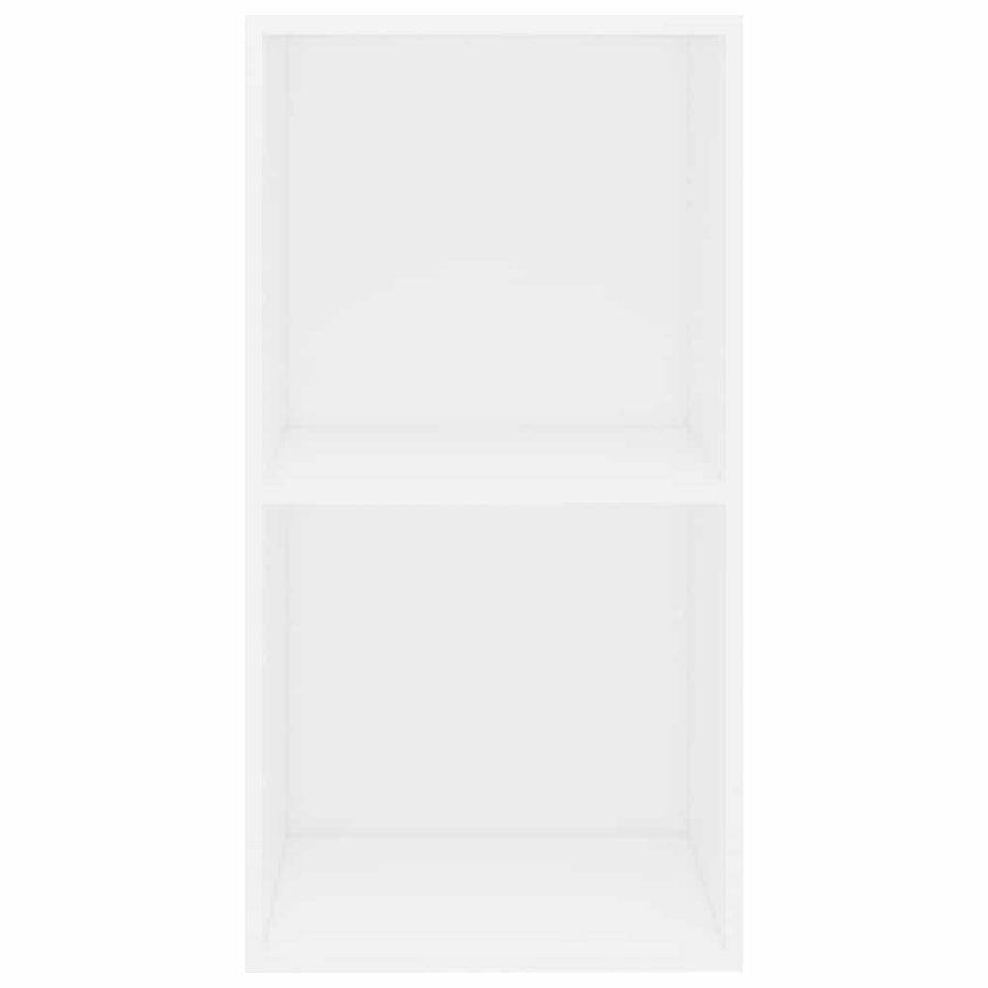 Boekenkast 40x30x76,5 cm bewerkt hout wit