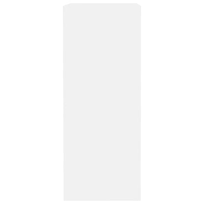 Boekenkast 40x30x76,5 cm bewerkt hout wit