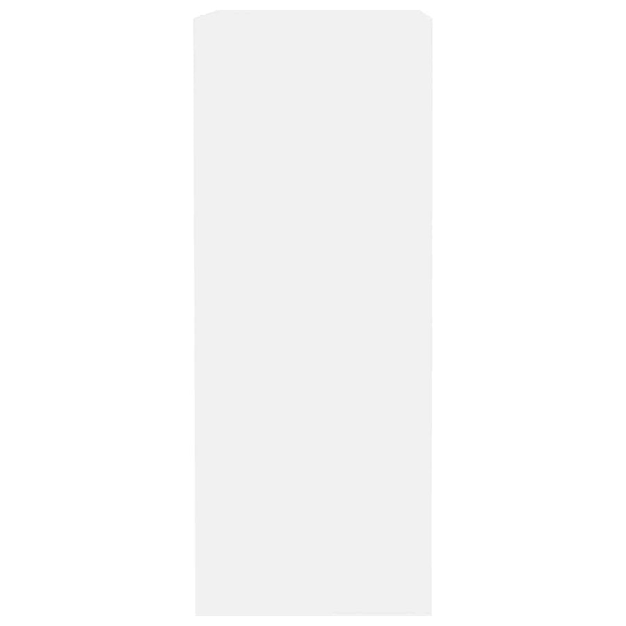 Boekenkast 40x30x76,5 cm bewerkt hout wit