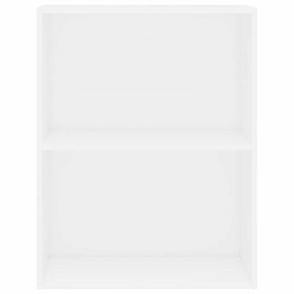 Boekenkast 60x30x76,5 cm bewerkt hout wit