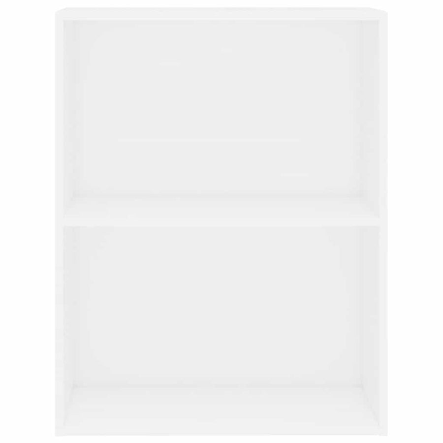 Boekenkast 60x30x76,5 cm bewerkt hout wit