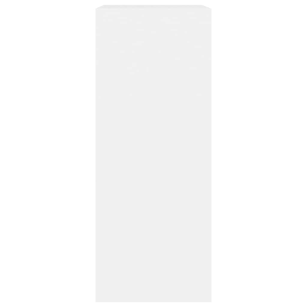 Boekenkast 60x30x76,5 cm bewerkt hout wit