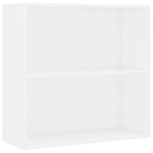 Boekenkast 80x30x76,5 cm bewerkt hout wit