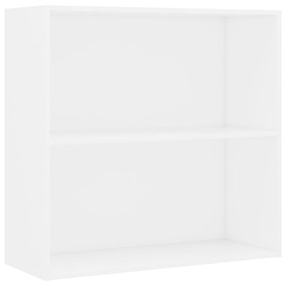 Boekenkast 80x30x76,5 cm bewerkt hout wit