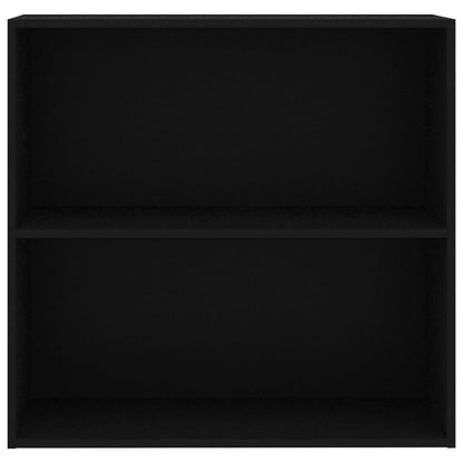 Boekenkast 80x30x76,5 cm bewerkt hout zwart