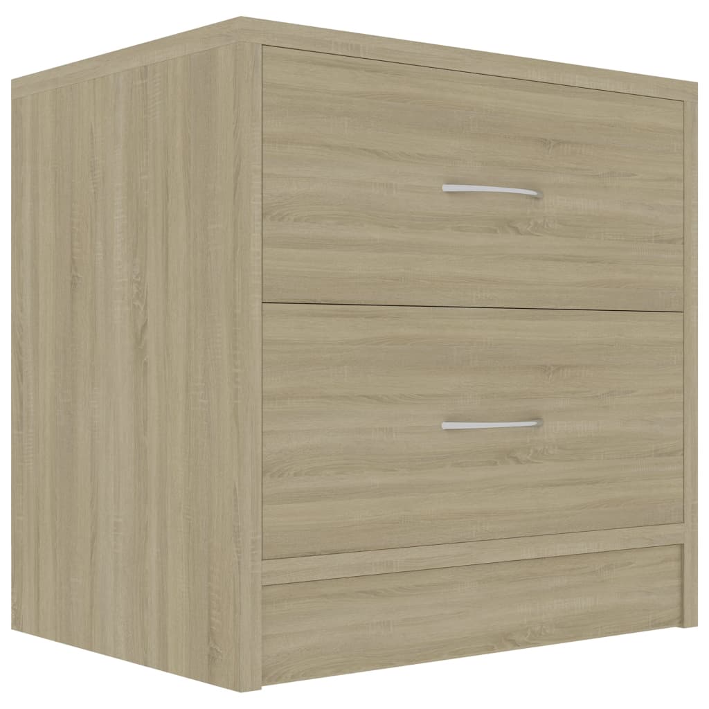 Nachtkastje 40x30x40 cm spaanplaat sonoma eikenkleurig 1 Sonoma eiken