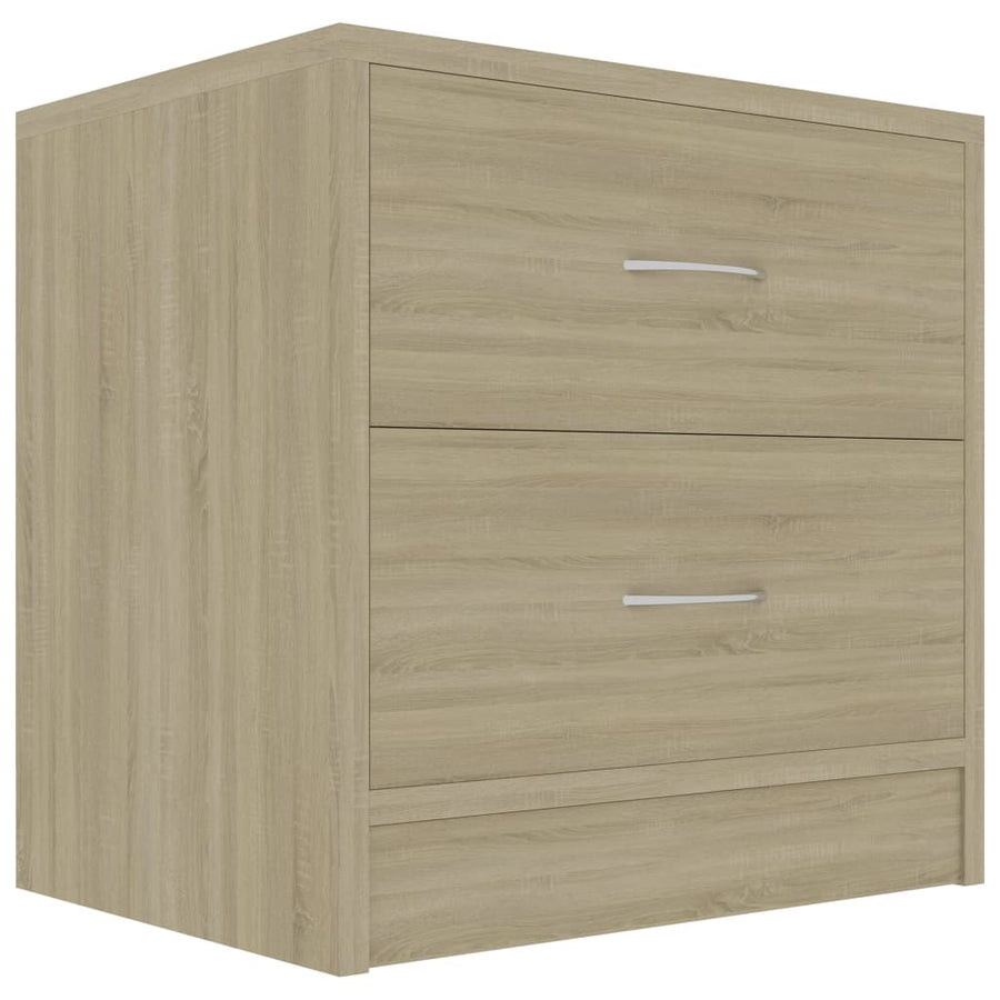 Nachtkastje 40x30x40 cm spaanplaat sonoma eikenkleurig 1 Sonoma eiken