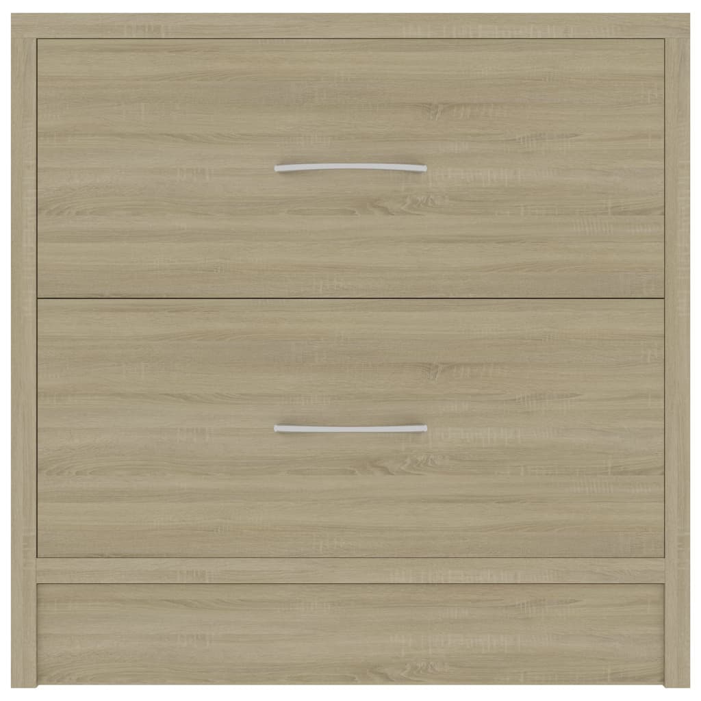 Nachtkastje 40x30x40 cm spaanplaat sonoma eikenkleurig 1 Sonoma eiken