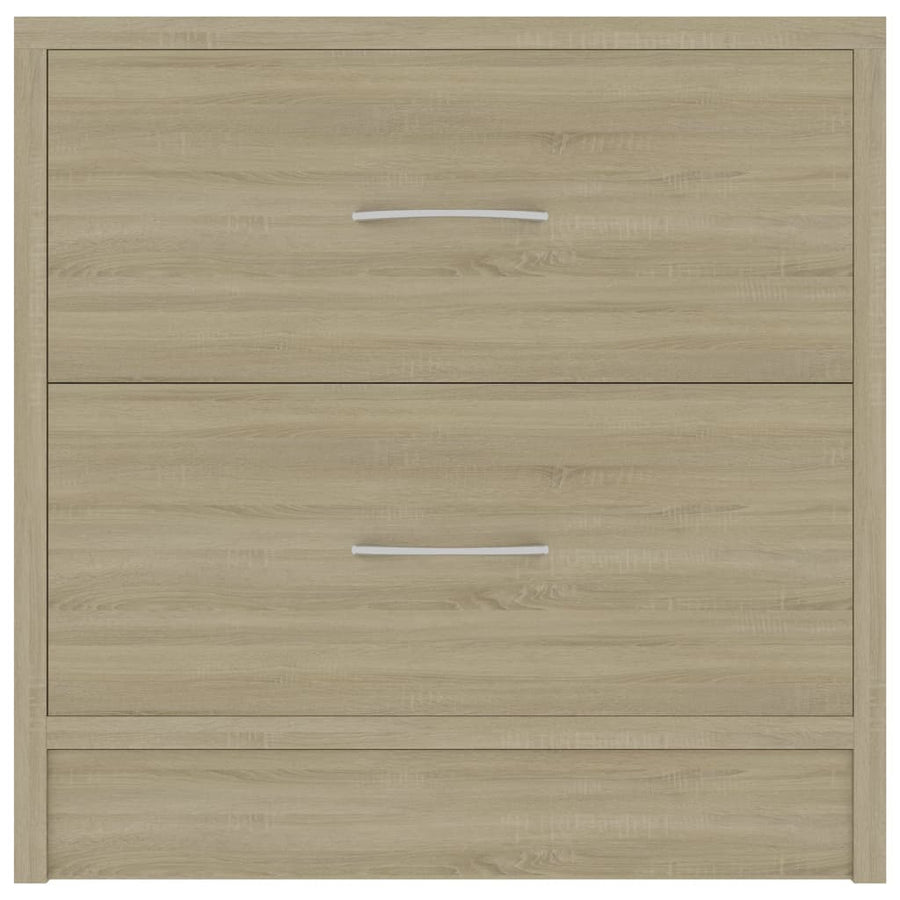 Nachtkastje 40x30x40 cm spaanplaat sonoma eikenkleurig 1 Sonoma eiken