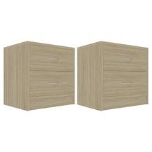 Nachtkastjes 40X30X40 Cm Spaanplaat Kleurig 2 Sonoma eiken