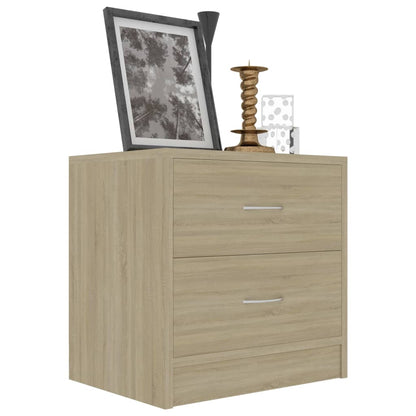 Nachtkastjes 40X30X40 Cm Spaanplaat Kleurig 2 Sonoma eiken