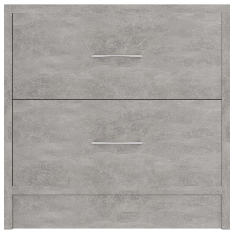 Nachtkastjes 2 st 40x30x40 cm spaanplaat betongrijs 2 Betongrijs