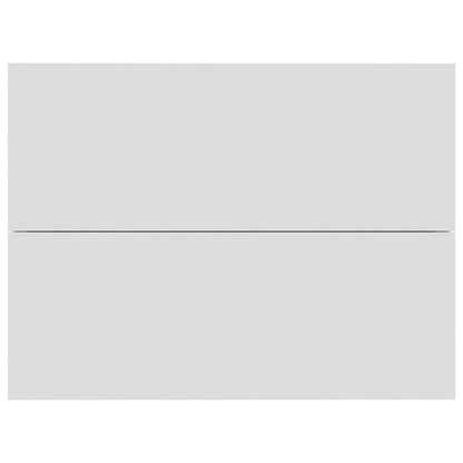 Nachtkastje 40x30x30 cm spaanplaat wit 1 Wit