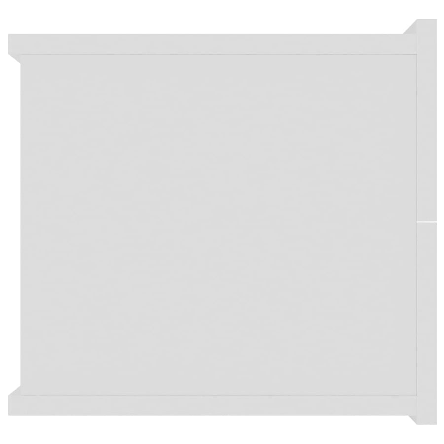 Nachtkastje 40x30x30 cm spaanplaat wit 1 Wit