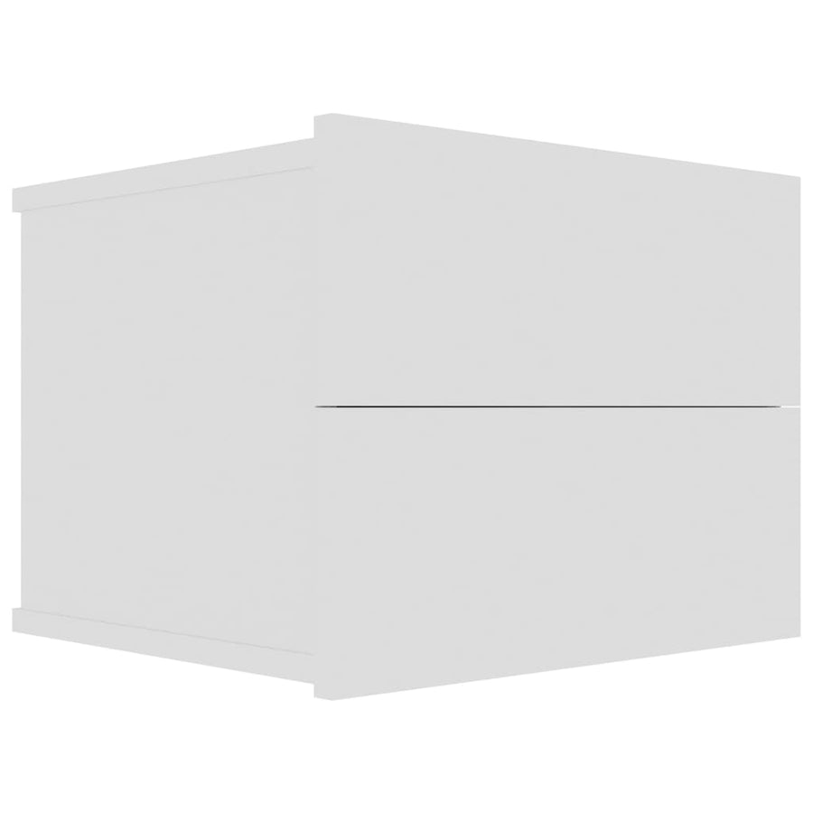Nachtkastjes 40X30X30 Cm Spaanplaat 2 Wit