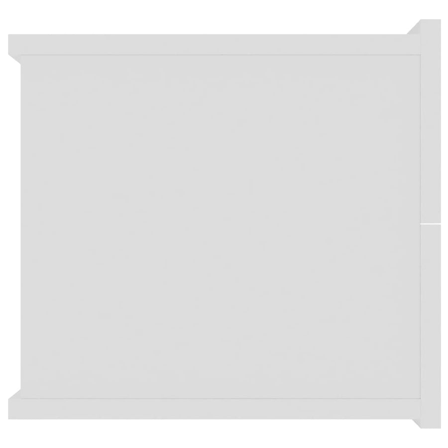 Nachtkastjes 40X30X30 Cm Spaanplaat 2 Wit
