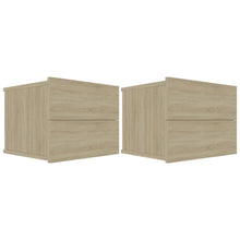 Nachtkastjes 40X30X30 Cm Spaanplaat Kleurig 2 Sonoma eiken