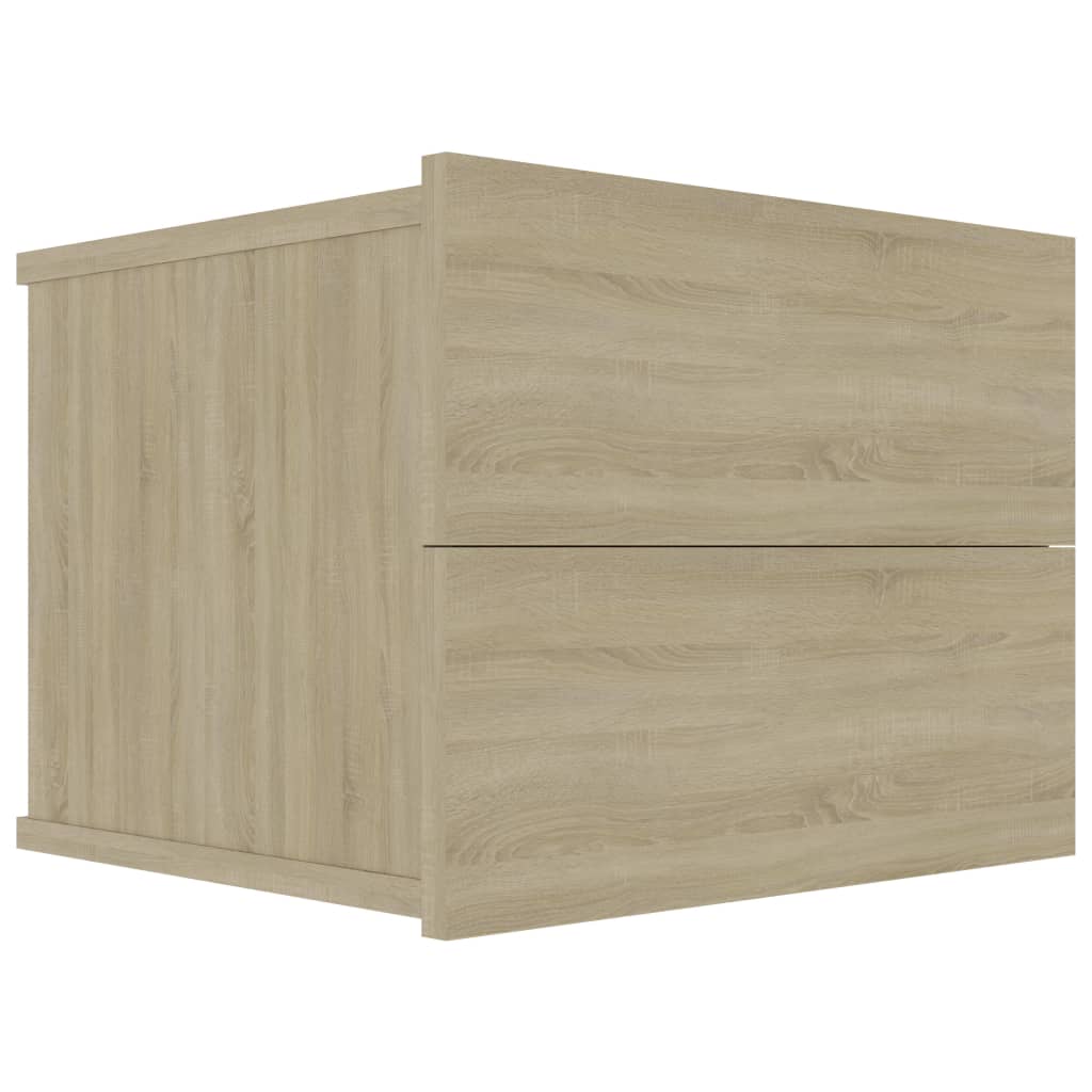 Nachtkastjes 40X30X30 Cm Spaanplaat Kleurig 2 Sonoma eiken