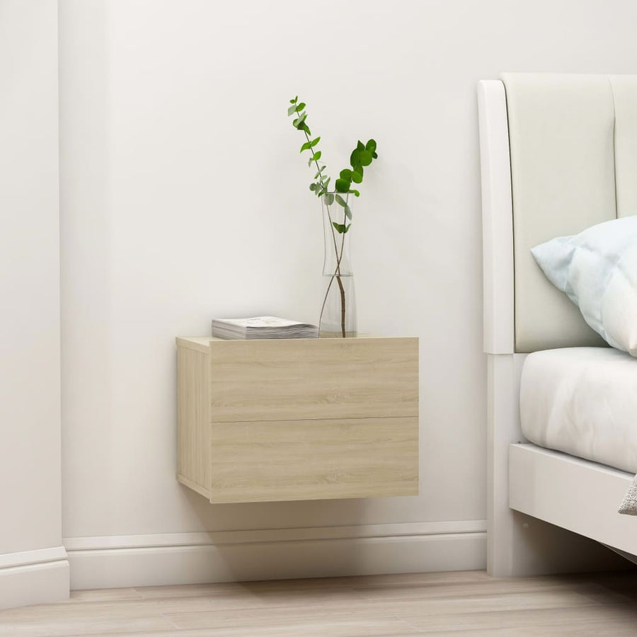 Nachtkastjes 40X30X30 Cm Spaanplaat Kleurig 2 Sonoma eiken