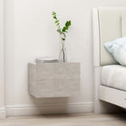 Nachtkastjes 2 st 40x30x30 cm spaanplaat betongrijs
