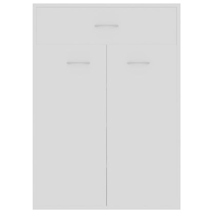 Schoenenkast 60X35X84 Cm Bewerkt Hout Wit